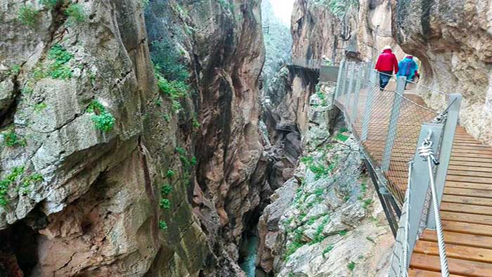 Caminito del Rey, pure adrenaline over the gorge